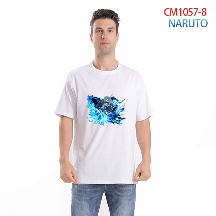 Naruto Printed short-sleeved cotton T-shirt from S to 4XL CM 1057 8