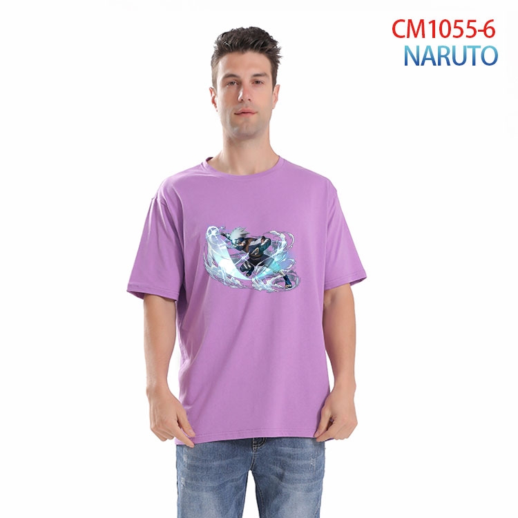 Naruto Printed short-sleeved cotton T-shirt from S to 4XL CM 1055 6