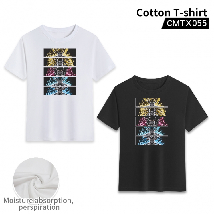 DRAGON BALL Anime Color printed short sleeve T-shirt XS-3XL can be customized according to the drawing CMTX055