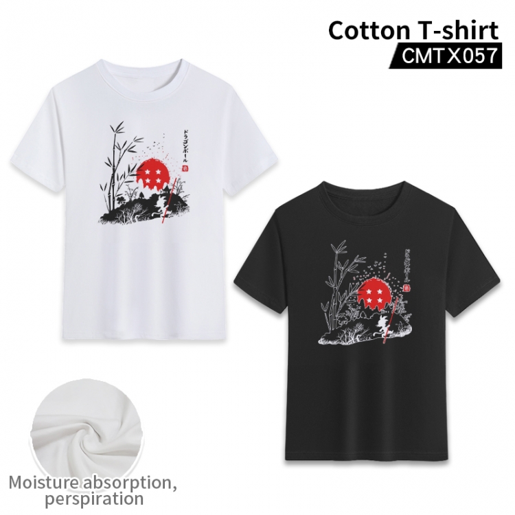 DRAGON BALL Anime Color printed short sleeve T-shirt XS-3XL can be customized according to the drawing  CMTX057