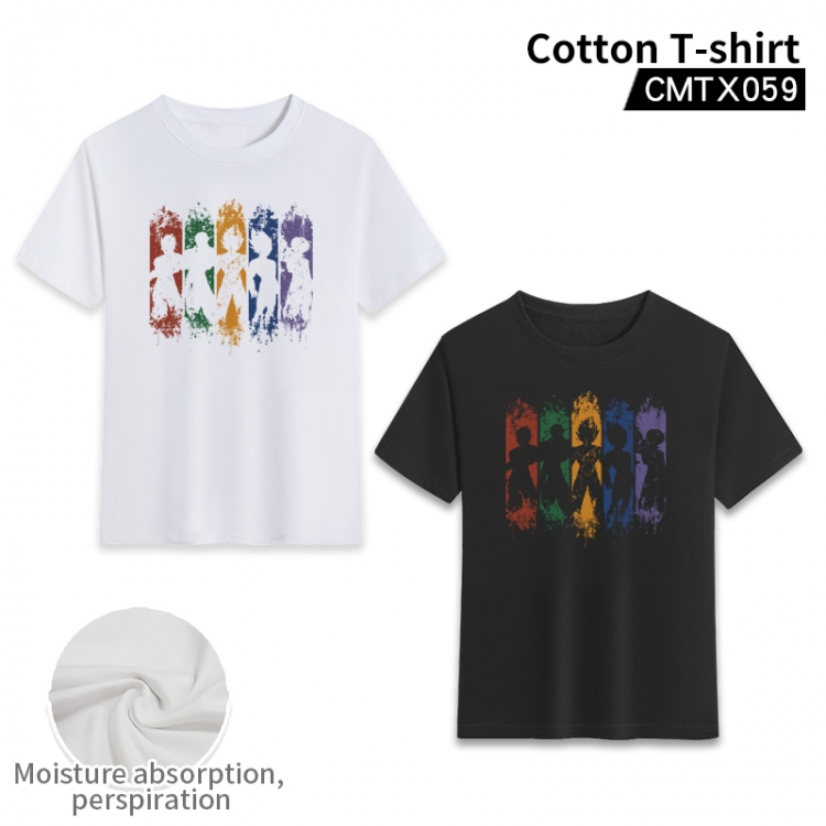 DRAGON BALL Anime Color printed short sleeve T-shirt XS-3XL can be customized according to the drawing  CMTX059