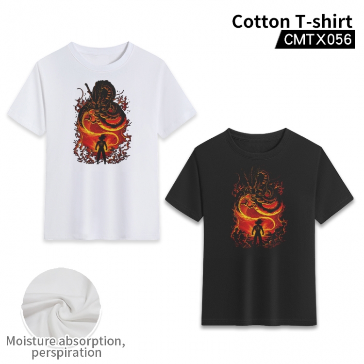 DRAGON BALL Anime Color printed short sleeve T-shirt XS-3XL can be customized according to the drawing  CMTX056