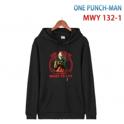 One Punch Man Cartoon hooded p...