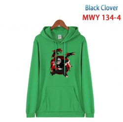 Black clover Cartoon hooded pa...