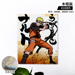Naruto Anime wooden frame pain...