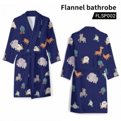 Animal pattern cartoon flannel...