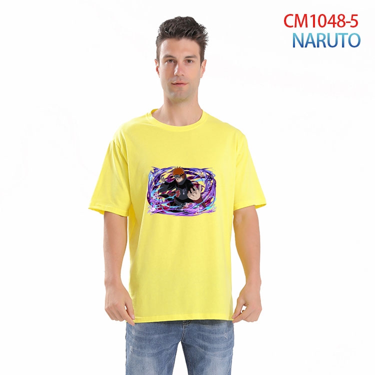 Naruto Printed short-sleeved cotton T-shirt from S to 4XL  CM-1048-5