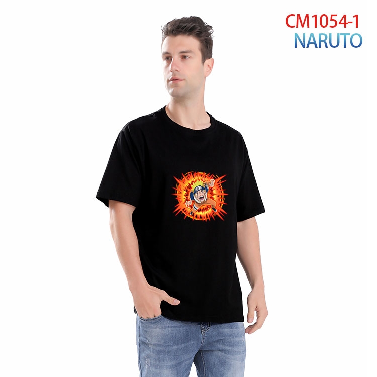 Naruto Printed short-sleeved cotton T-shirt from S to 4XL  CM-1054-1