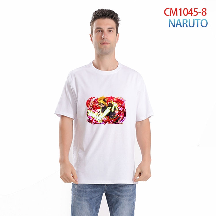 Naruto Printed short-sleeved cotton T-shirt from S to 4XL  CM-1045-8