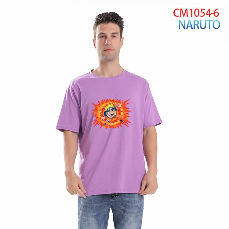 Naruto Printed short-sleeved cotton T-shirt from S to 4XL  CM-1054-6