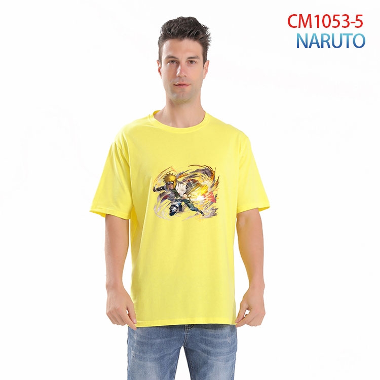 Naruto Printed short-sleeved cotton T-shirt from S to 4XL  CM-1053-5