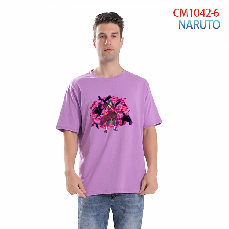 Naruto Printed short-sleeved cotton T-shirt from S to 4XL  CM-1042-6