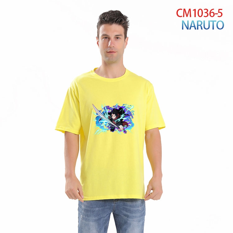 Naruto Printed short-sleeved cotton T-shirt from S to 4XL  CM-1036-5