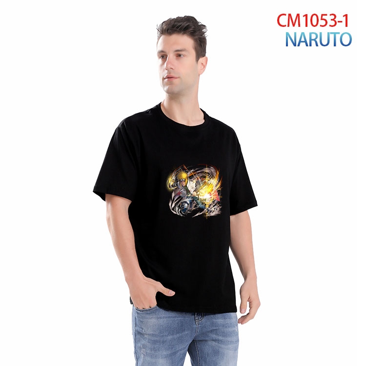 Naruto Printed short-sleeved cotton T-shirt from S to 4XL  CM-1053-1