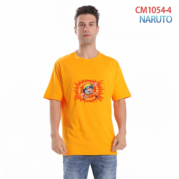 Naruto Printed short-sleeved cotton T-shirt from S to 4XL  CM-1054-4