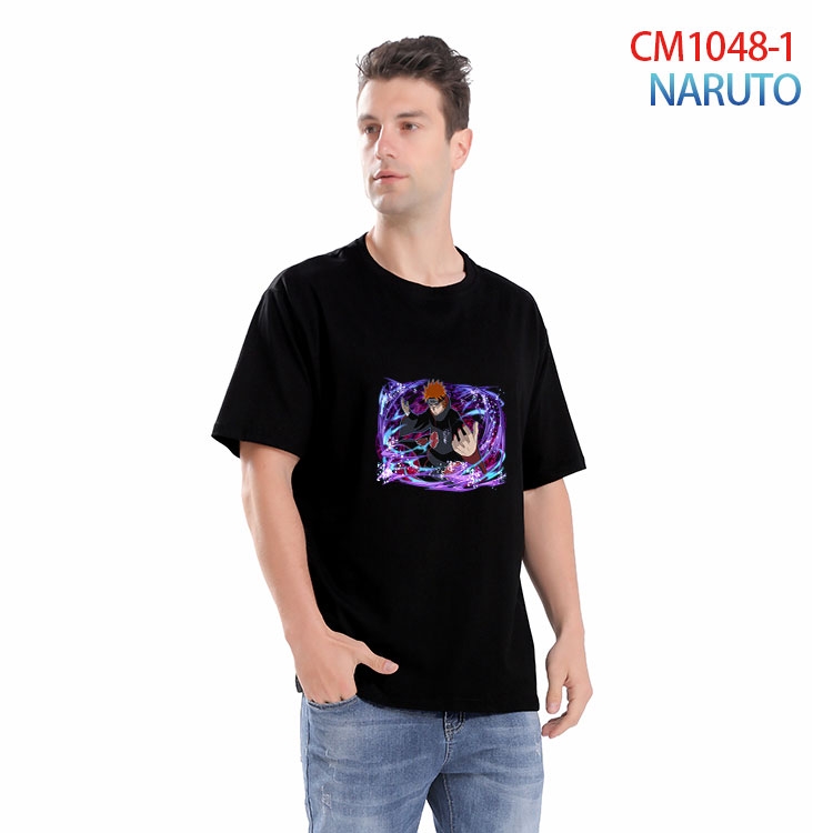 Naruto Printed short-sleeved cotton T-shirt from S to 4XL  CM-1048-1