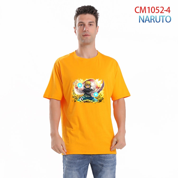Naruto Printed short-sleeved cotton T-shirt from S to 4XL  CM-1052-4