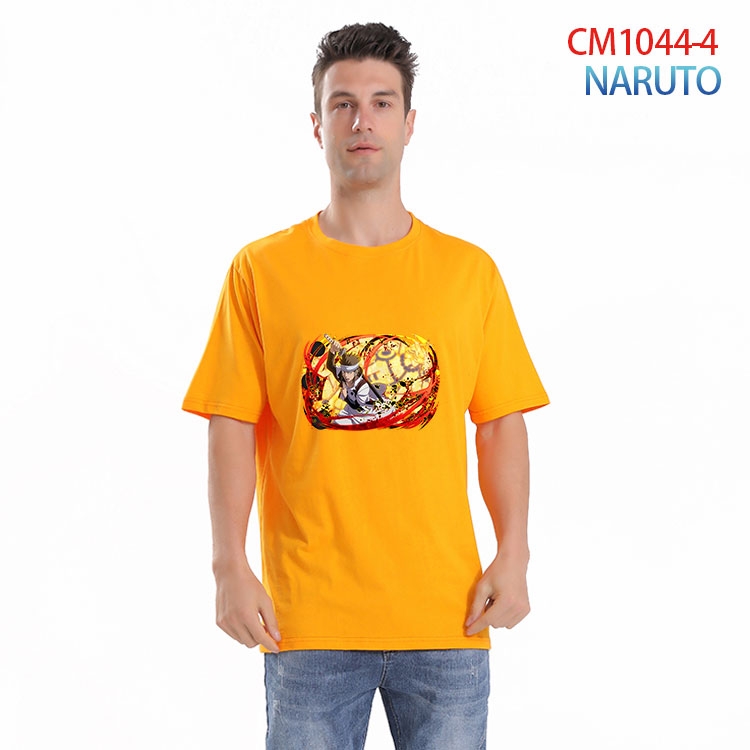 Naruto Printed short-sleeved cotton T-shirt from S to 4XL  CM-1044-4