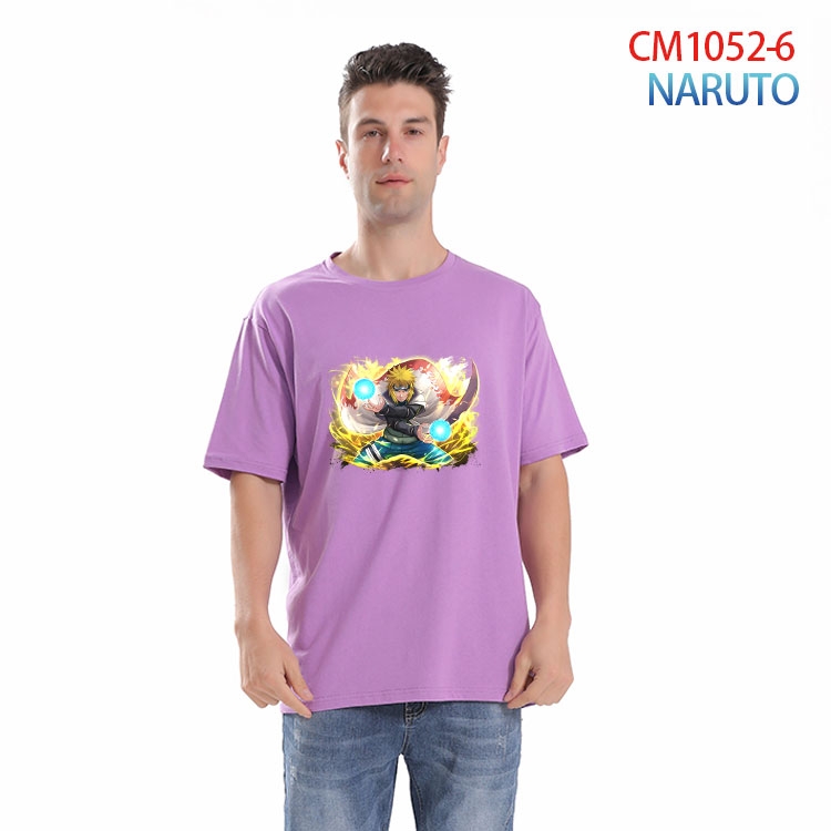 Naruto Printed short-sleeved cotton T-shirt from S to 4XL  CM-1052-6