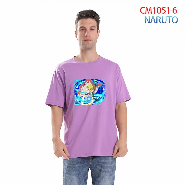 Naruto Printed short-sleeved cotton T-shirt from S to 4XL  CM-1051-6
