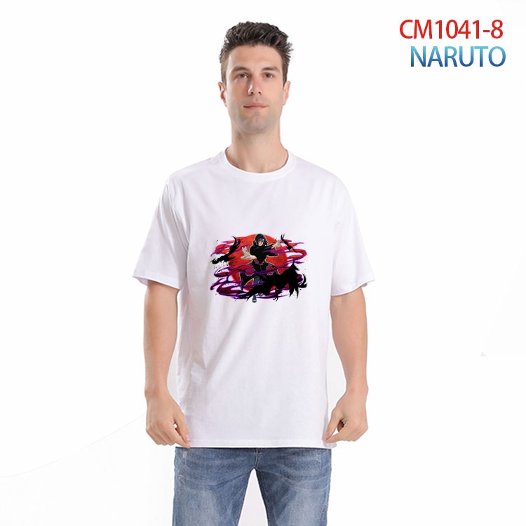 Naruto Printed short-sleeved cotton T-shirt from S to 4XL   CM-1041-8
