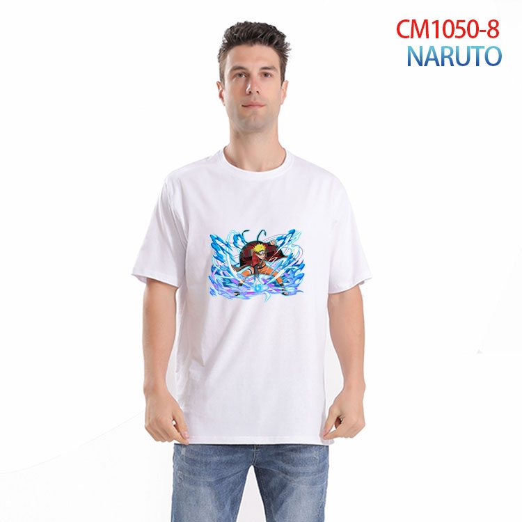 Naruto Printed short-sleeved cotton T-shirt from S to 4XL  CM-1050-8