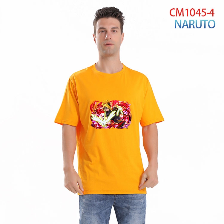 Naruto Printed short-sleeved cotton T-shirt from S to 4XL   CM-1045-4