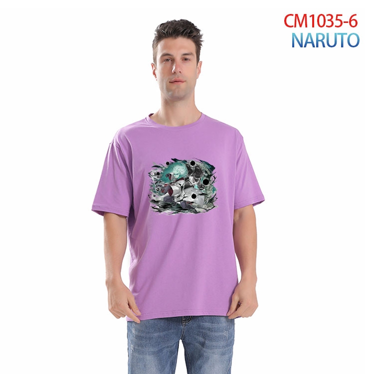 Naruto Printed short-sleeved cotton T-shirt from S to 4XL  CM-1035-6