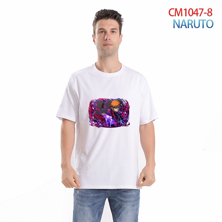 Naruto Printed short-sleeved cotton T-shirt from S to 4XL   CM-1047-8