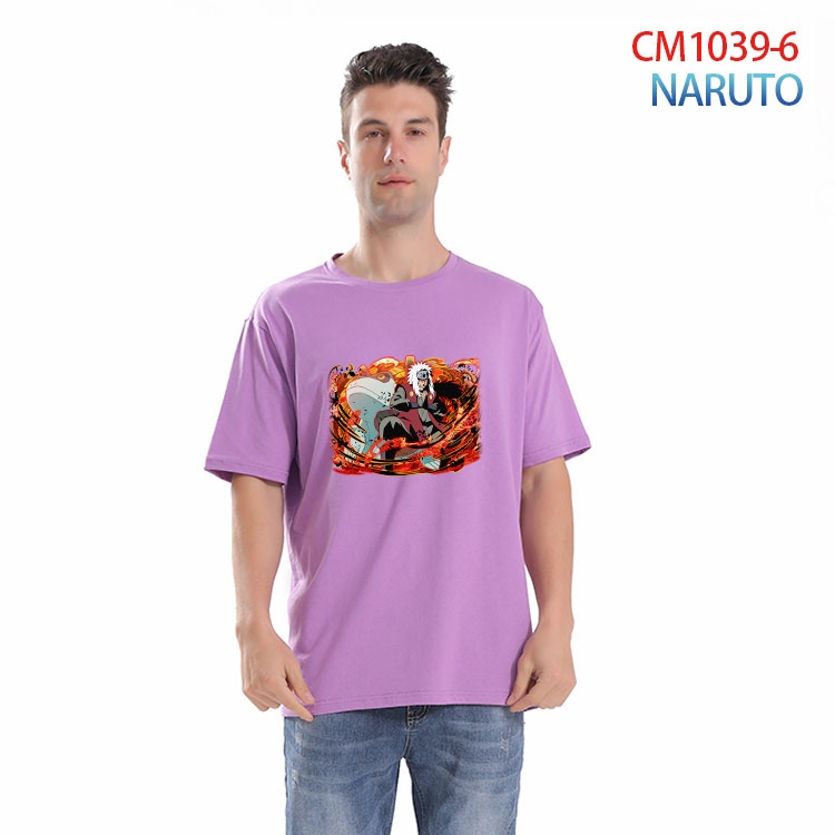 Naruto Printed short-sleeved cotton T-shirt from S to 4XL  CM-1039-6