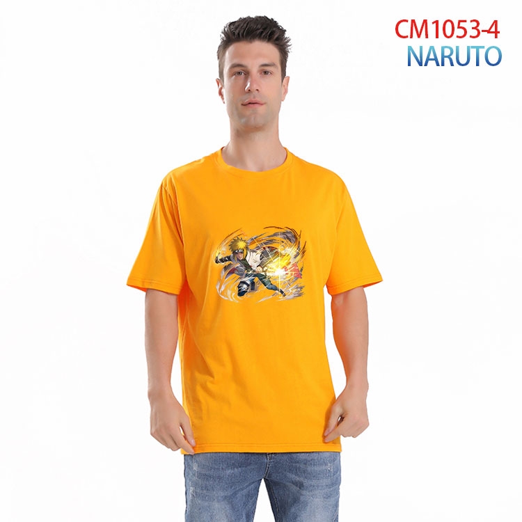 Naruto Printed short-sleeved cotton T-shirt from S to 4XL  CM-1053-4