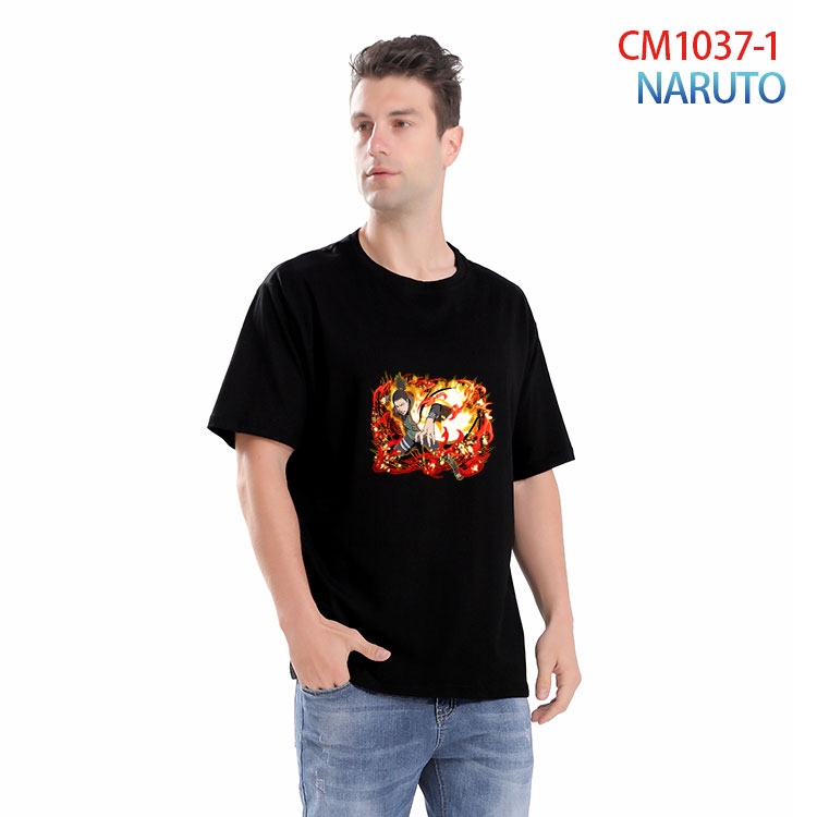 Naruto Printed short-sleeved cotton T-shirt from S to 4XL  CM-1037-1