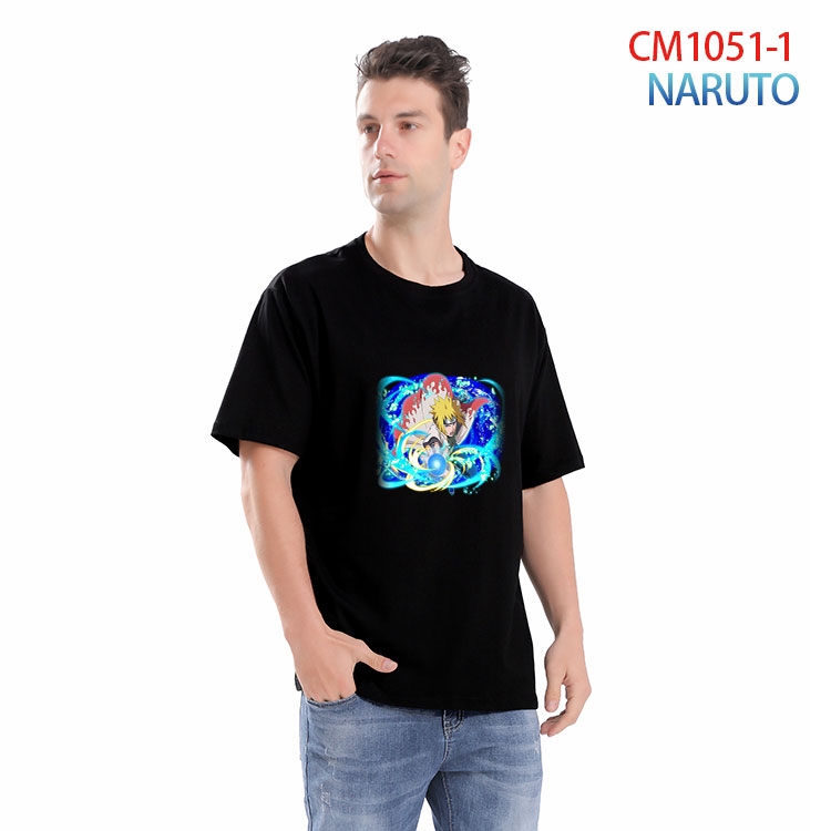 Naruto Printed short-sleeved cotton T-shirt from S to 4XL   CM-1051-1