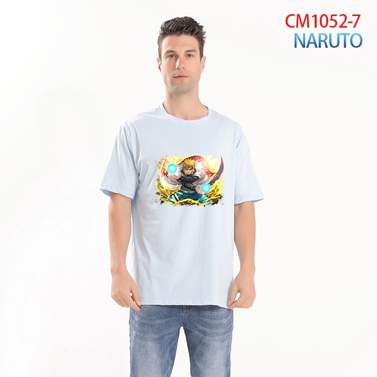 Naruto Printed short-sleeved cotton T-shirt from S to 4XL  CM-1052-7