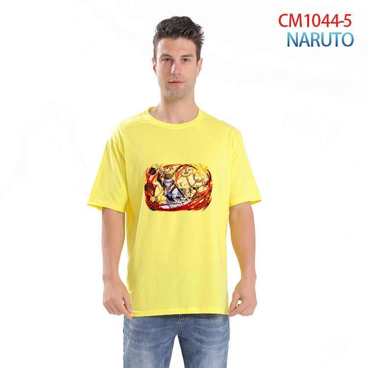 Naruto Printed short-sleeved cotton T-shirt from S to 4XL  CM-1044-5