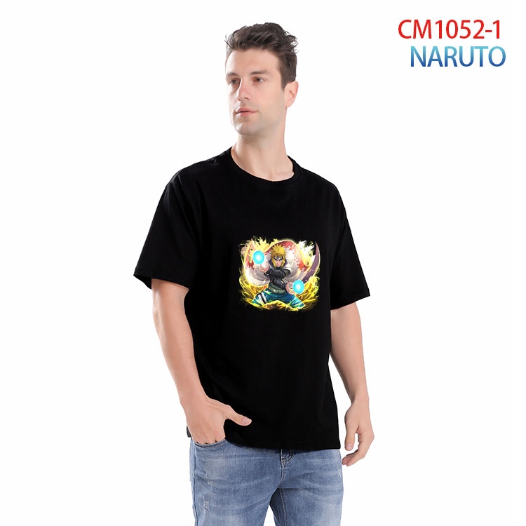 Naruto Printed short-sleeved cotton T-shirt from S to 4XL  CM-1052-1