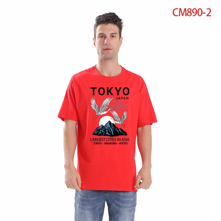 Tokyo Ghoul Printed short-sleeved cotton T-shirt from S to 4XL CM-890-2
