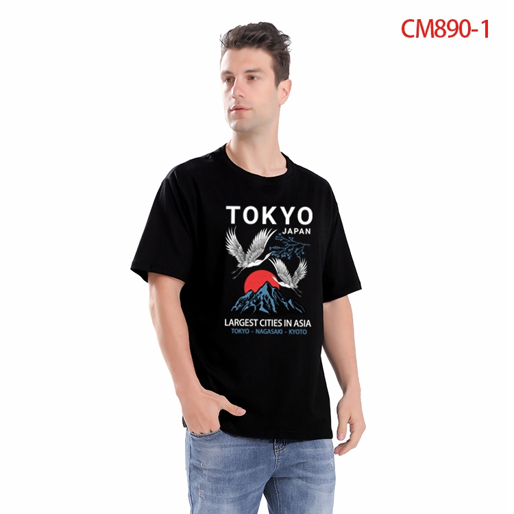 Tokyo Ghoul Printed short-sleeved cotton T-shirt from S to 4XL  CM-890-1