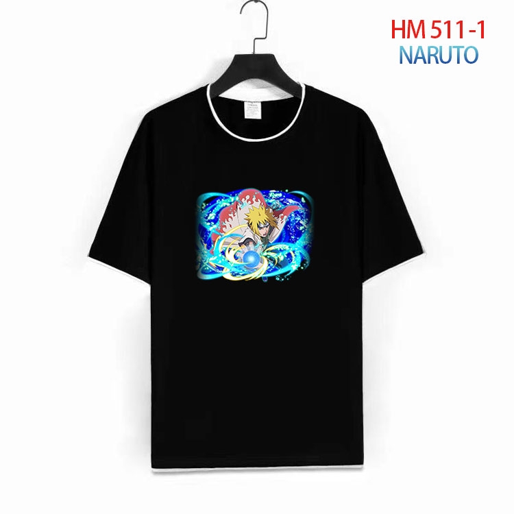 Naruto Cotton round neck short sleeve T-shirt from S to 4XL  HM-511-1