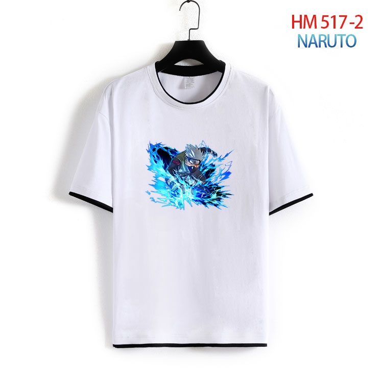 Naruto Cotton round neck short sleeve T-shirt from S to 4XL  HM-517-2