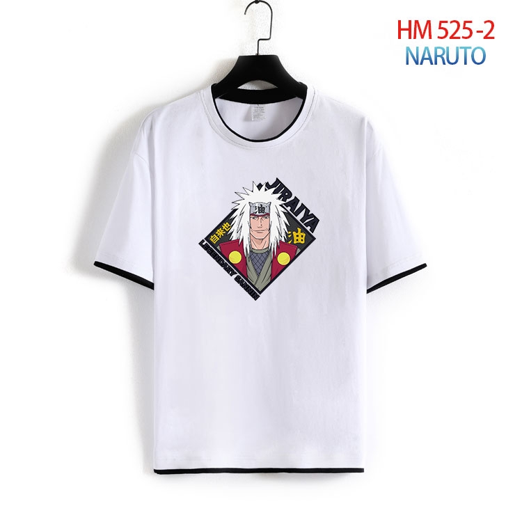 Naruto Cotton round neck short sleeve T-shirt from S to 4XL  HM-525-2