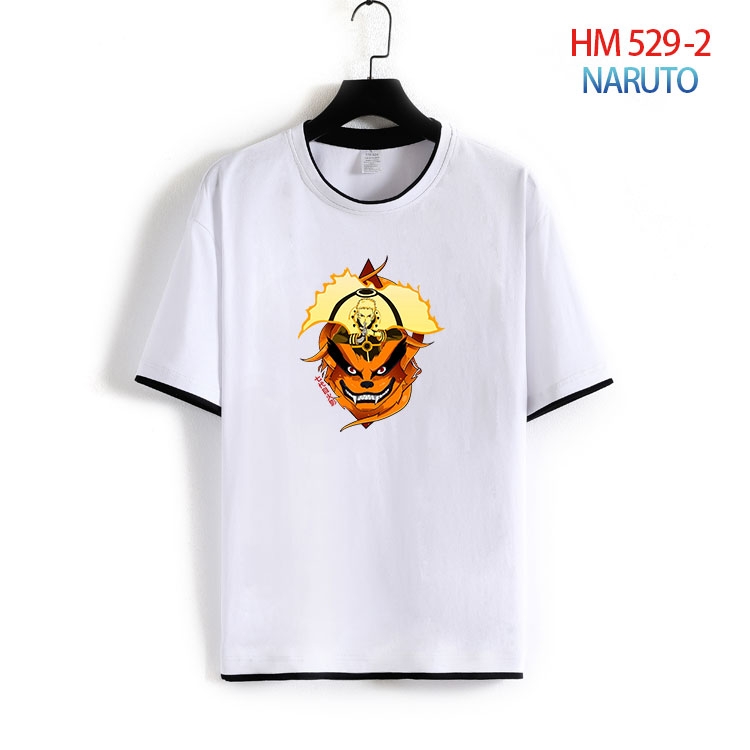 Naruto Cotton round neck short sleeve T-shirt from S to 4XL  HM-529-2