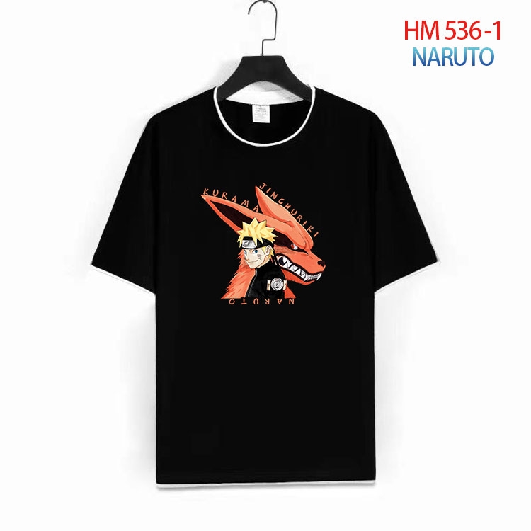 Naruto Cotton round neck short sleeve T-shirt from S to 4XL  HM-536-1