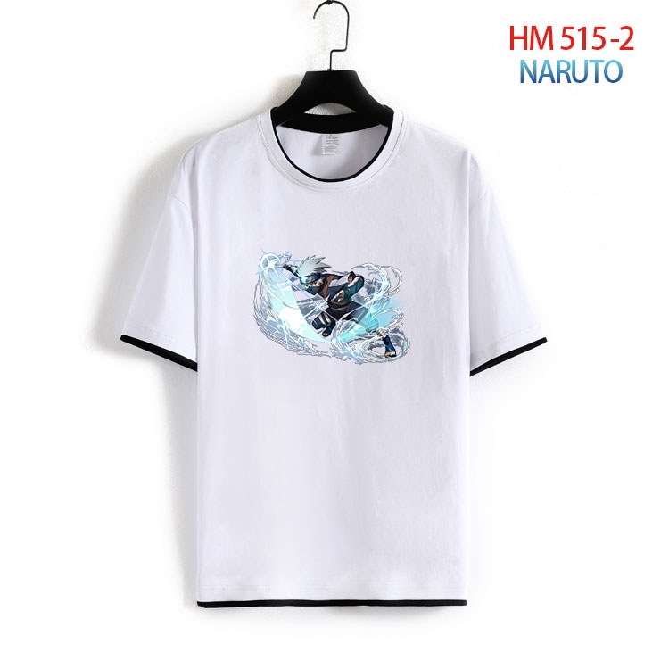 Naruto Cotton round neck short sleeve T-shirt from S to 4XL  HM-515-2