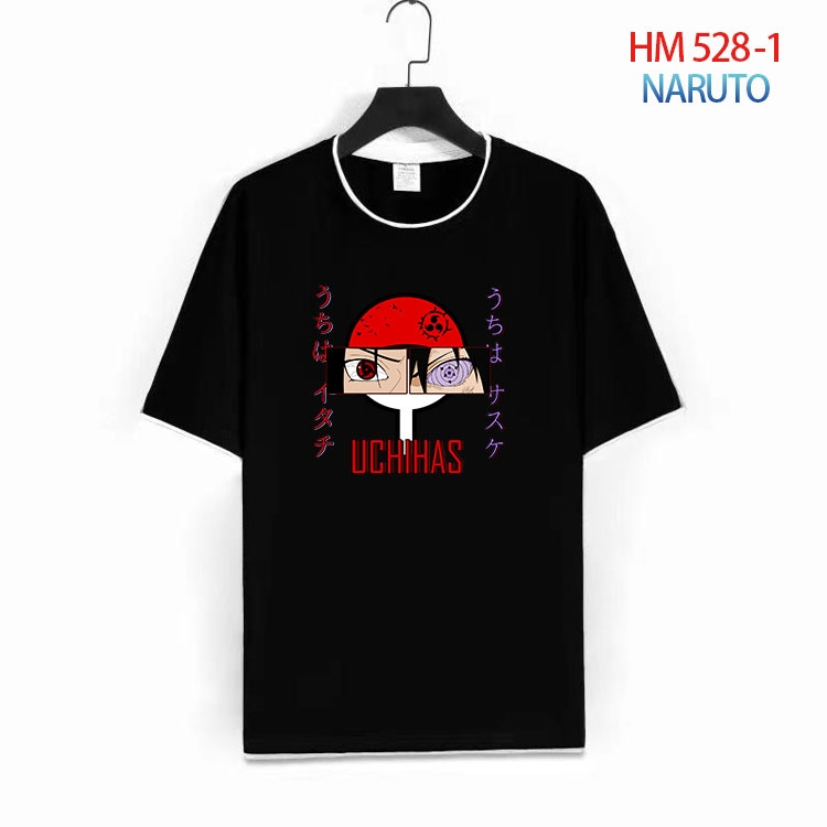 Naruto Cotton round neck short sleeve T-shirt from S to 4XL HM-528-1