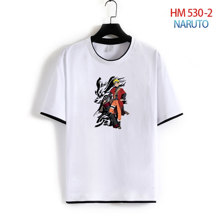 Naruto Cotton round neck short sleeve T-shirt from S to 4XL  HM-530-2