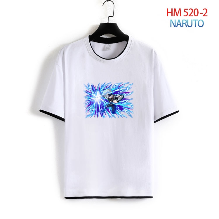 Naruto Cotton round neck short sleeve T-shirt from S to 4XL  HM-520-2