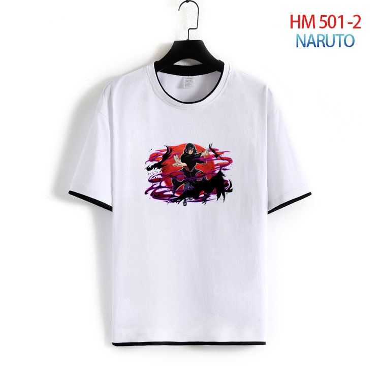 Naruto Cotton round neck short sleeve T-shirt from S to 4XL  HM-501-2