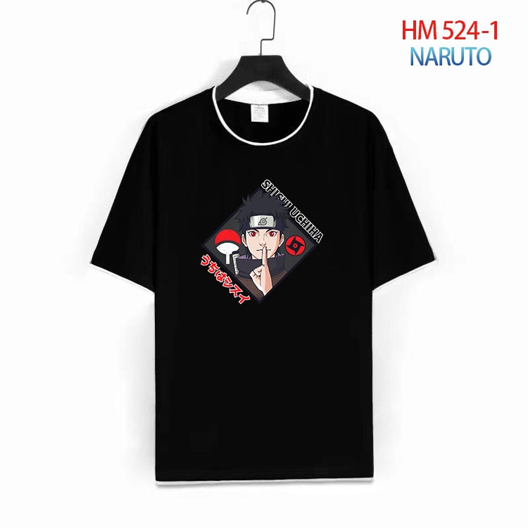 Naruto Cotton round neck short sleeve T-shirt from S to 4XL  HM-524-1