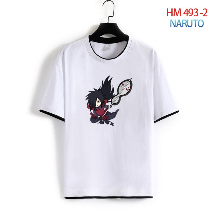 Naruto Cotton round neck short sleeve T-shirt from S to 4XL  HM-493-2